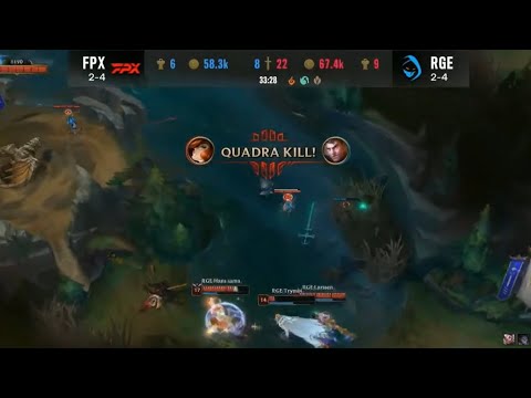 RGE Hans sama Miss Fortune Quadrakill highlights | Worlds 2021