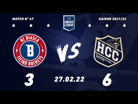 27.02.2022 HCB Ticino Rockets - HC La Chaux-de-Fonds (3-6)