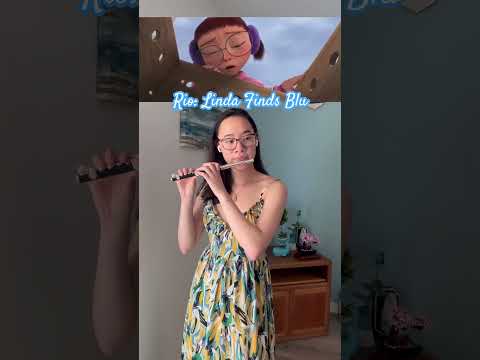 Rio: Linda Finds Blu 💙 #rio #bluesky #movie