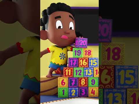 Can You Count To 20? 🤔 | Kunda & Friends #nurseryrhymes #kidssongs #shorts