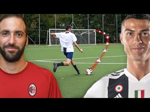 RONALDO vs HIGUAIN FOOTBALL CHALLENGE! | JUVENTUS vs MILAN 2019