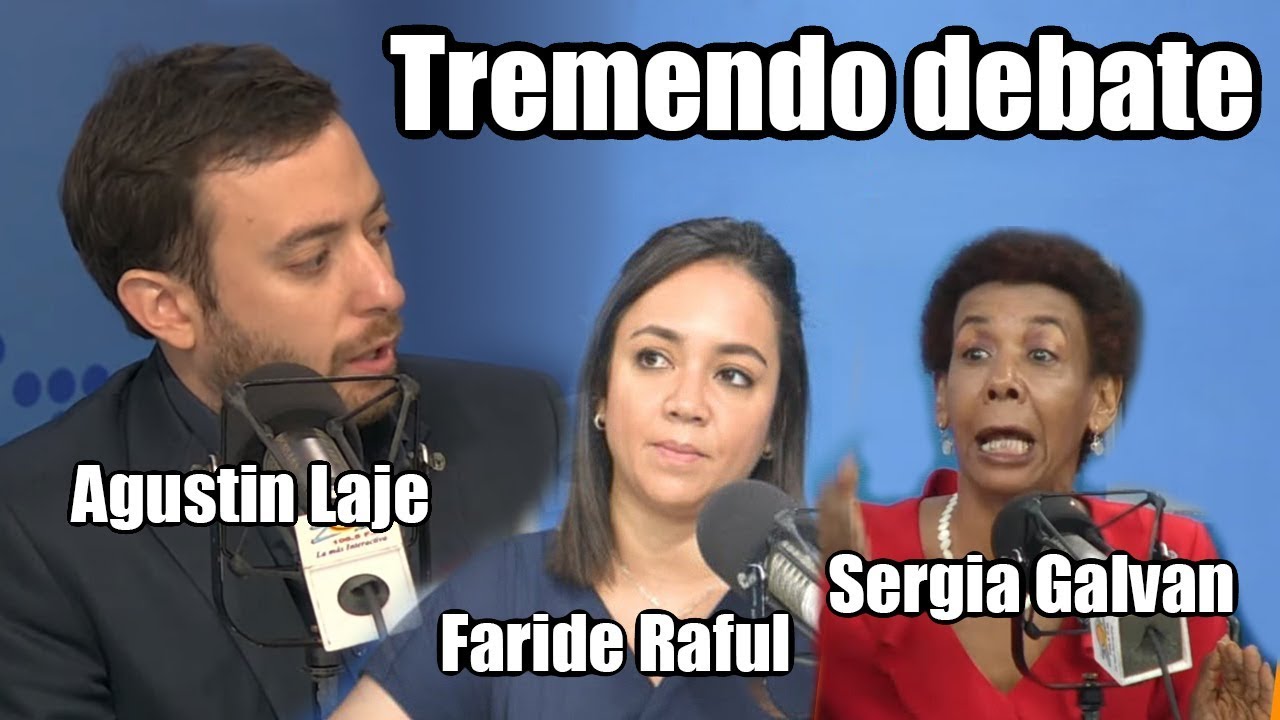 TREMENDO DEBATE: Agustín Laje vs. 2 diputadas feministas dominicanas