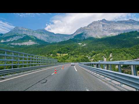 France Scenic Drive 4K | Albertville to Chamonix-Mont-Blanc