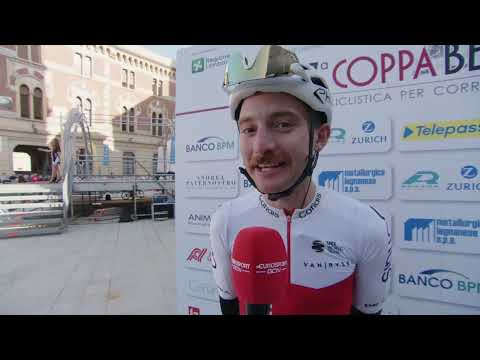 Simone Consonni - Interview at the start - Coppa Bernocchi 2022
