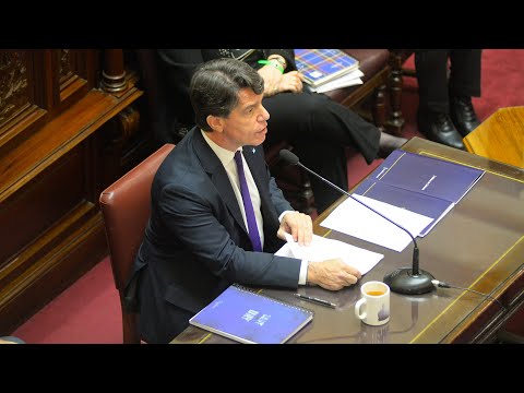 El Jefe de Gabinete, Nicolás Posse, expone ante el Senado de la Nación