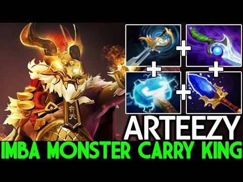 ARTEEZY [Monkey King] Imba Monster Carry King Top Pro Gameplay 7.24 Dota 2