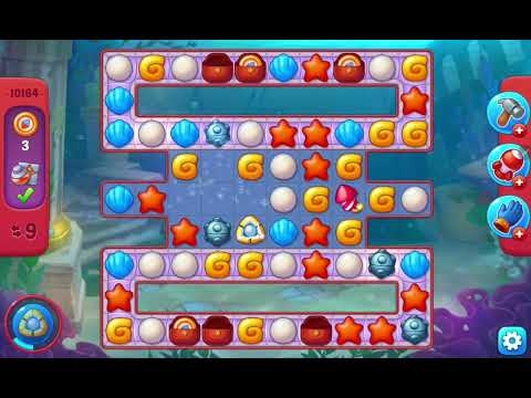 Fishdom Hard Level 10164 (with ingame lightning booster) @choraelmin