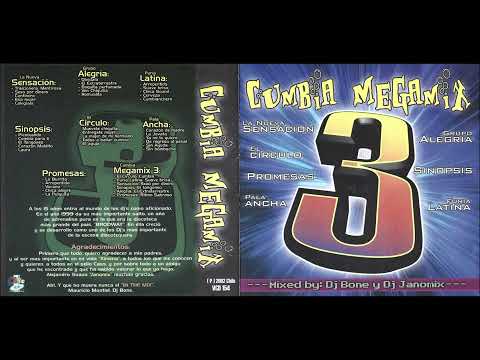 CD CUMBIA MEGAMIX 3 DJ BONE Y DJ JANO MIX AÑO 2002