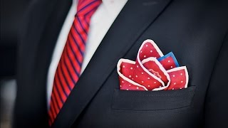 How to fold a Pocket Square : Suit Company