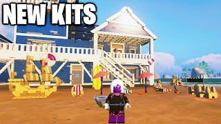 I Built a BEACH BOULEVARD VILLAGE in LEGO FORTNITE (New Building Kits)