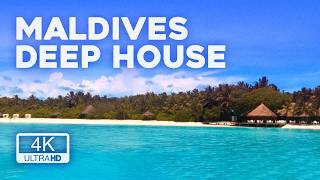 Deep House Chill + Maldives Cinematic Views 🌊 4K Ocean Therapy + Relaxation Film for Your TV