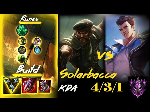 [ 허허맨 ] Gangplank vs Jayce Top - Season 11 - Master 20 LP