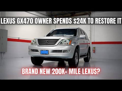 Lexus GX470 Owner Spends $24K to Restore It! This is THE Cleanest One You'll Ever See!
