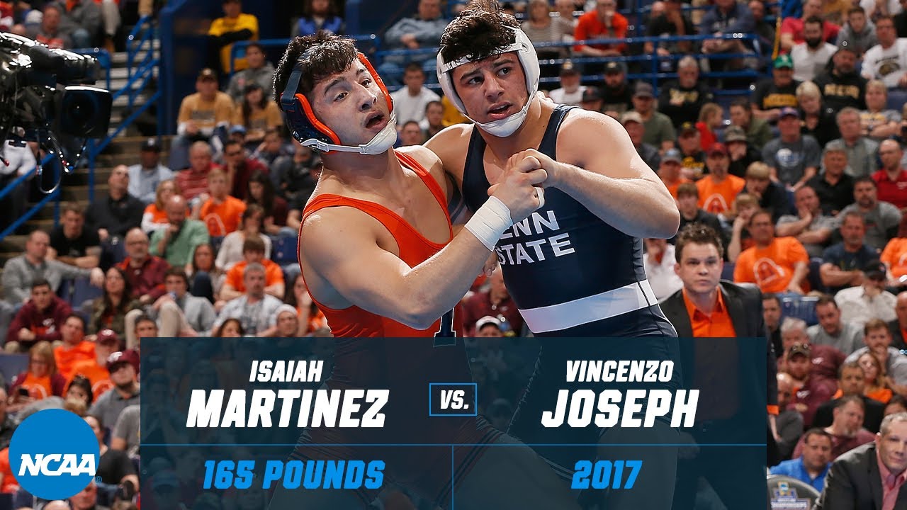 2017 NCAA Final - 165 Pounds - Vincenzo Joseph vs. Isaiah Martinez