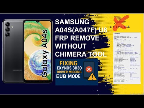 Samsung A047F U8 Latest Security FRP Bypass Without Chimera | No IMEI Method | EUB Driver Fix 2025