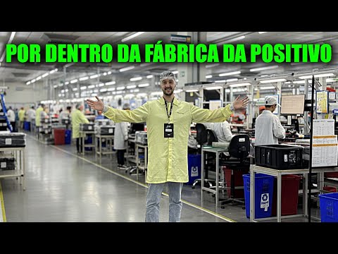 The day I visited the Positivo factory! How notebooks, tablets, and more are made...