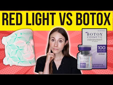 Red Light Versus Botox For Wrinkles 🤔
