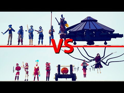 RENAISSANCE TEAM vs SPOOKY TEAM - Totally Accurate Battle Simulator TABS