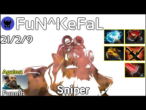 FuN^KeFaL plays Sniper!!! Dota 2 7.20