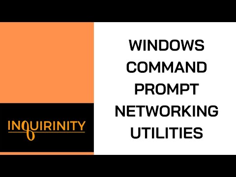 Windows Command Prompt Networking Utilities