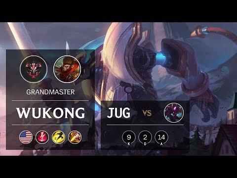 Wukong Jungle vs Kha'Zix - NA Grandmaster Patch 9.14