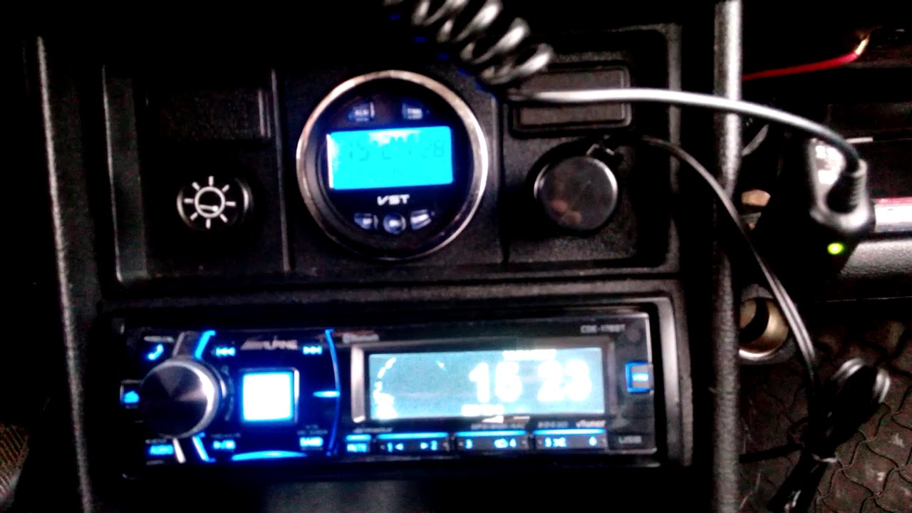 Автомагнитола CD Alpine CDE-178BT 1DIN 4x50Вт