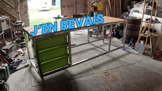 FABRIQUER un ETABLI pas CHER!