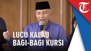 Amien Rais: Rekonsiliasi Jangan Sampai Bagi-bagi Kursi