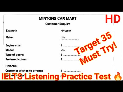 Mintons Car Mart IELTS Listening | Mantons Car Mart Listening | С ответами