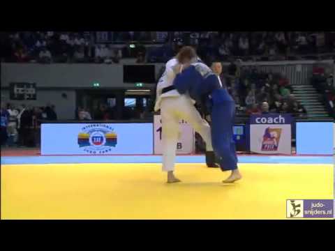 Judo 2013 Grand Prix Dusseldorf: Filzmoser (AUT) - Barkeling (SWE) [-57kg]