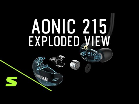 Shure AONIC 215 Sound Isolating Earphones - Exploded View Detail