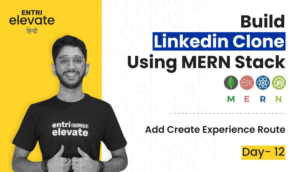 Build a Linkedin Clone using MERN Stack | Add Create Experience Route | MERN Stack Project