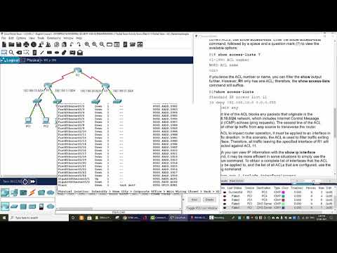 4.1.4 Packet Tracer  - Access Control List (ACL) Demonstration