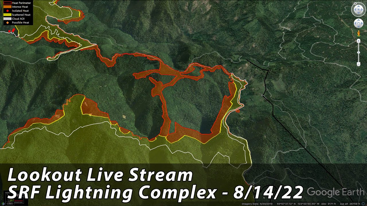 SRF Lightning Fires - 8/14/2022