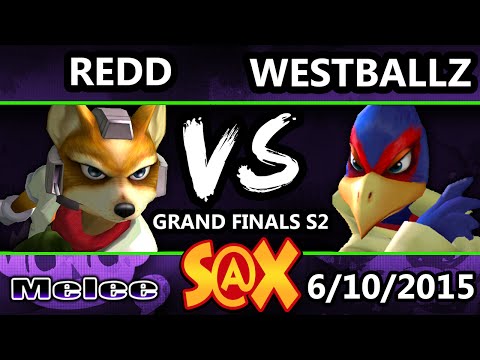 S@X 101 - Westballz (Falco) Vs. VGBC | Redd (Fox) SSBM Grand Finals S2 - Smash Melee