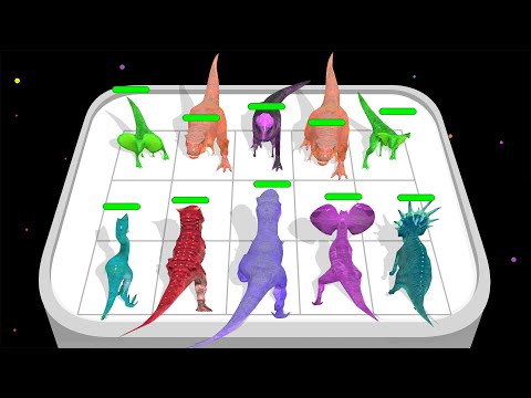 DINO RUSH 3D - Monster Catch Run ⭐ Dinosaur Merge Runner Master