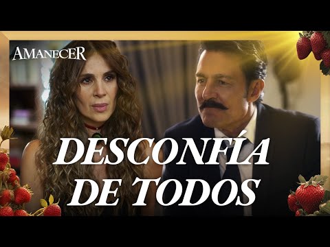 Leonel le exige respuestas a Amapola | Amanecer 2/4 | Capítulo 56