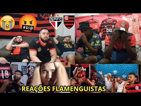 REAÇÕES dos FLAMENGUISTAS FURIOSOS com o VICE   SÃO PAULO 1X1 FLAMENGO REACT COPA DO BRASIL 2023