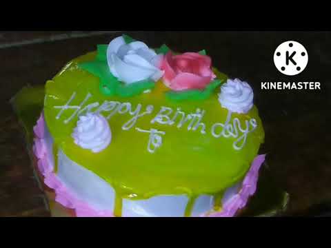 Birthday Cake Desing.Maa Nilima Bekery.