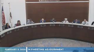 Board of Education Meeting --- February 3, 2026