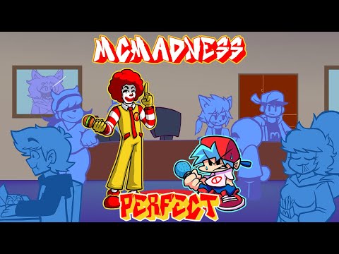 Friday Night Funkin' - Perfect Combo - McMadness (Vs. Ronald) Mod (Early Access Preview) [HARD]