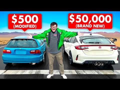 $500 Civic vs $50,000 Civic Type-R (THE REMATCH)
