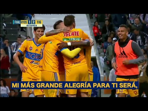 "Mi más grande alegría cántico para el clásico Regio 116" Barra: Libres y Lokos &bull; Club: Tigres