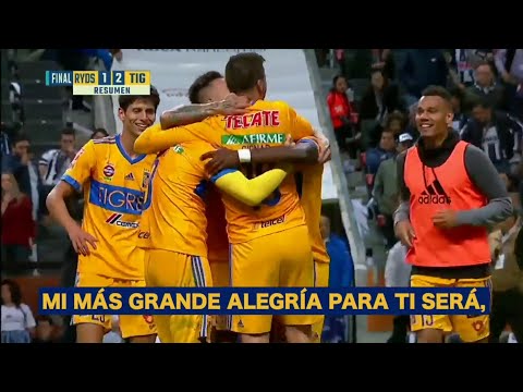 "Mi más grande alegría cántico para el clásico Regio 116" Barra: Libres y Lokos • Club: Tigres