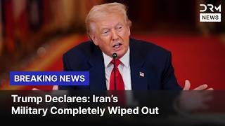 BREAKING NEWS: Trump Declares Iran's Military "Wiped Out" & Dismisses Russian Involvement | AH1I