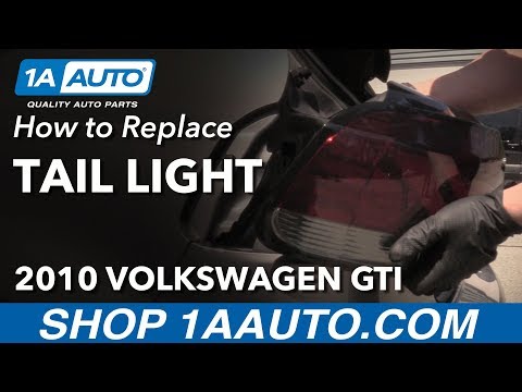 How to Replace Tail Lights 10-14 Volkswagen GTI