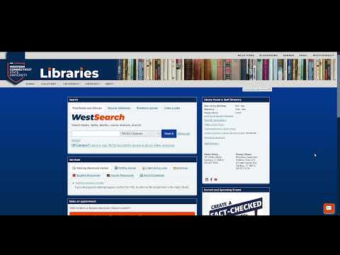 WCSU Library Tutorials - Researching for an Argumentative Essay