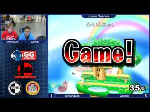 GG Bergen FredagsSmash IV - Losers Quarters - NintendOrk vs Zarinax