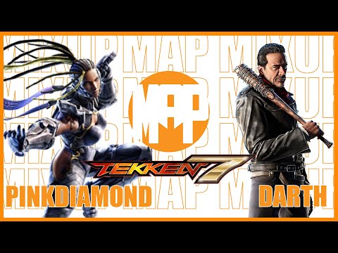 Pinkdiamond(master raven) vs NQ Darth(Negan) Losers Final Map Mixup Tekken 7 Tournament