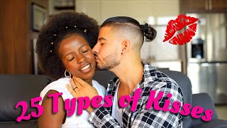 25 TYPES OF KISSES!!